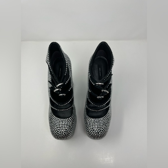 $650 MRSP | Marc Jacobs - The Rhinestone Kiki Ankle Boot | Black/Crystal | EU 40 - Picture 5 of 12